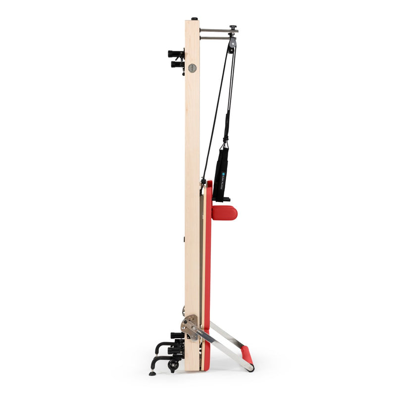 Elina Pilates Vertical Reformer in red