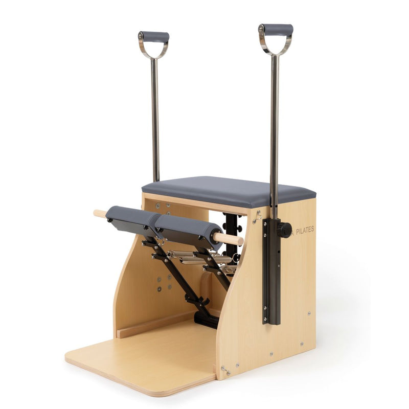 Elina Pilates Wood Combo Chair in grey