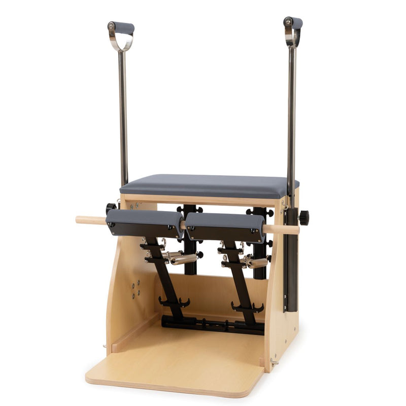 Elina Pilates Wood Combo Chair in grey