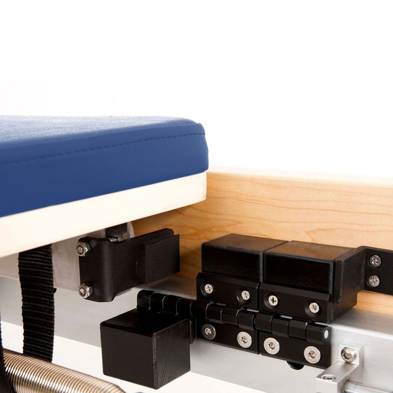 Elina Pilates Wood Reformer Bundle in blue