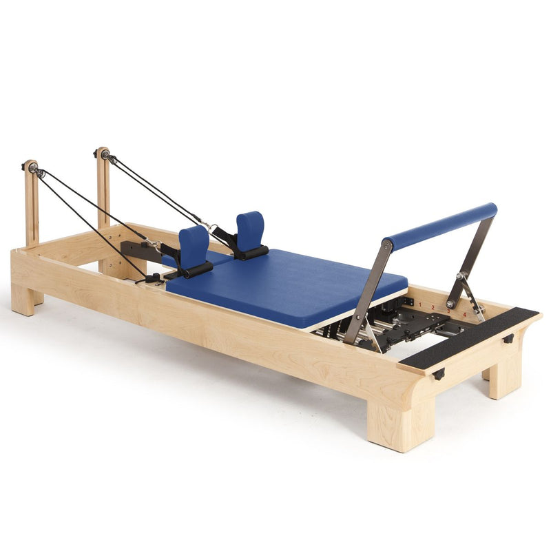 Elina Pilates Wood Reformer Bundle in blue