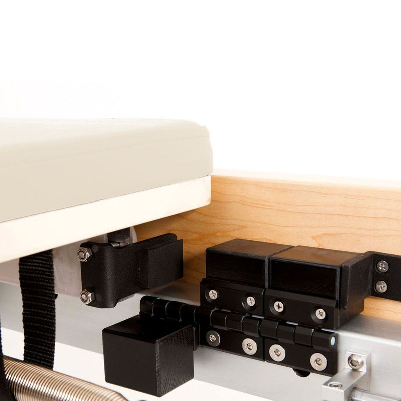 Elina Pilates Wood Reformer Bundle in ivory