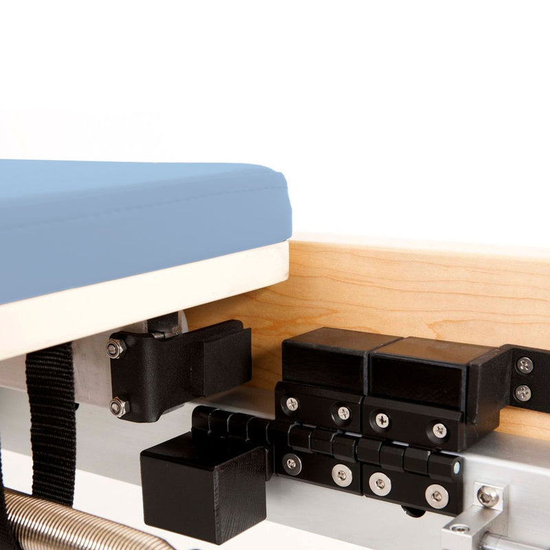 Elina Pilates Wood Reformer Bundle in ocean blue