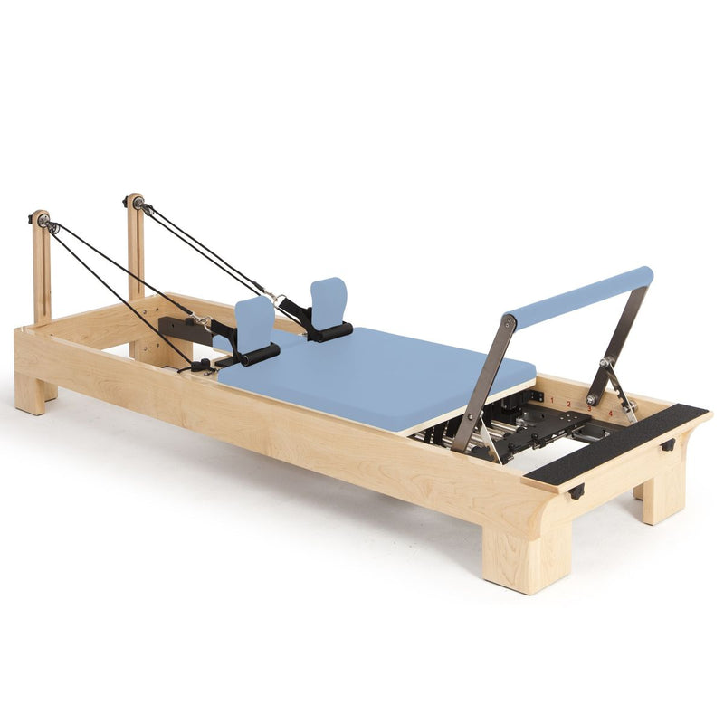 Elina Pilates Wood Reformer Bundle in ocean blue