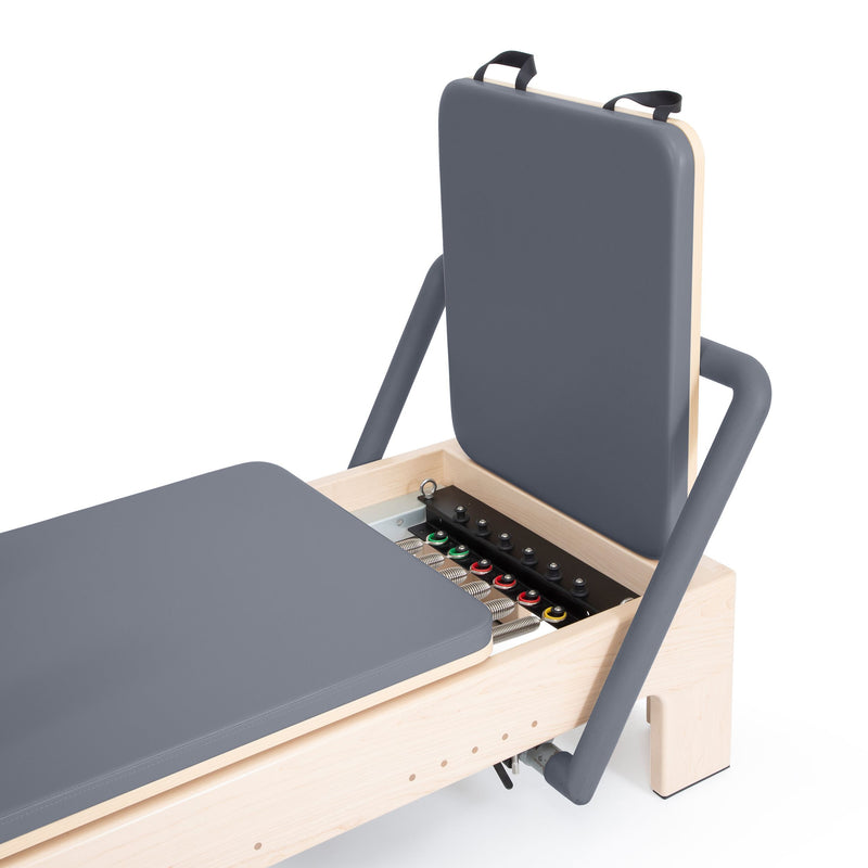 Elite Advanced Reformer with Tower, grey, alternate angle