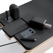 Carriage pads and accessories from above, black