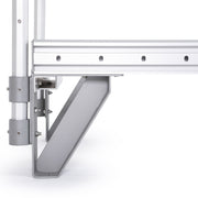 Mentor tower upright and aluminum frame leg bracket