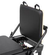 Nubium Black Edition raised jump board, handle bar and color-coded spring bar detail