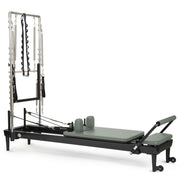 Nubium Black Edition with Tower in grey-green upholstery