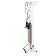 Nubium Reformer stored upright on its wheels, alternate angle