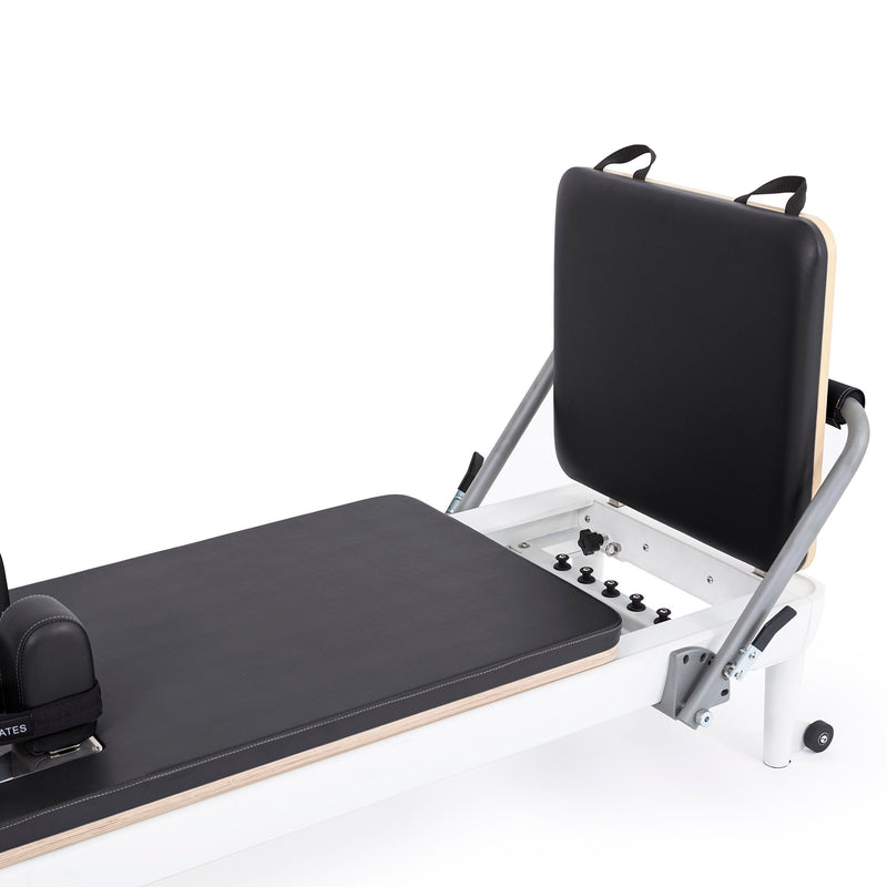 Foot end with the jump board raised showing the spring bar, black