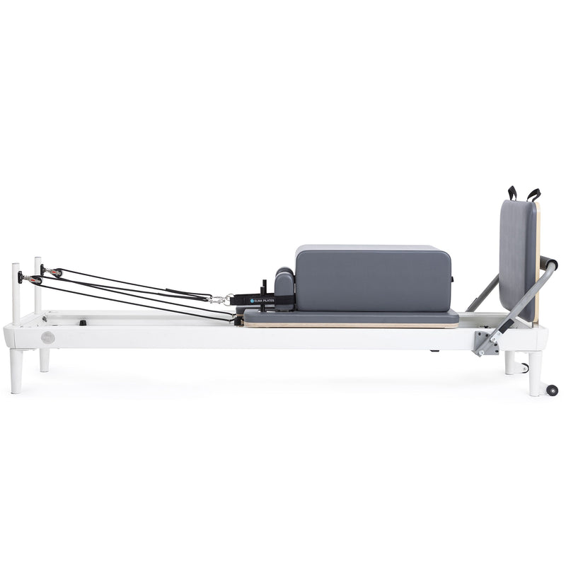 Nubium Reformer side view with the sitting box, grey