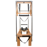 Peak Pilates Artistry Convertible with Leather Straps in beechwood, front view