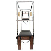 Peak Pilates Artistry Convertible with Rope in walnut, front view