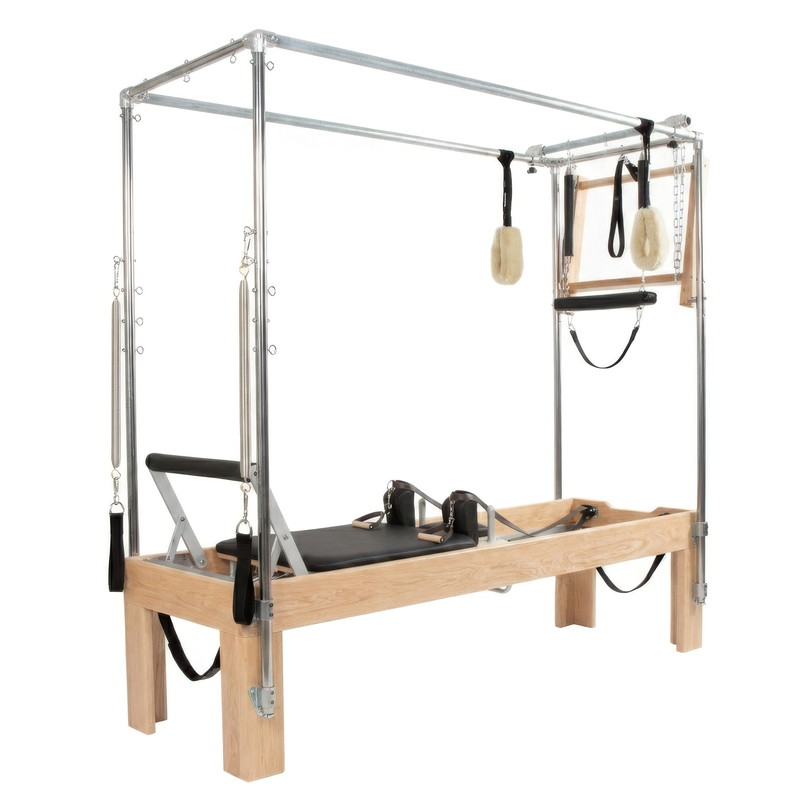 Peak Pilates Artistry Convertible with Vegan Straps, angled studio view