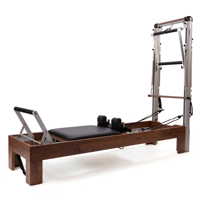 Peak Pilates Artistry FWS with Rope in walnut, studio view