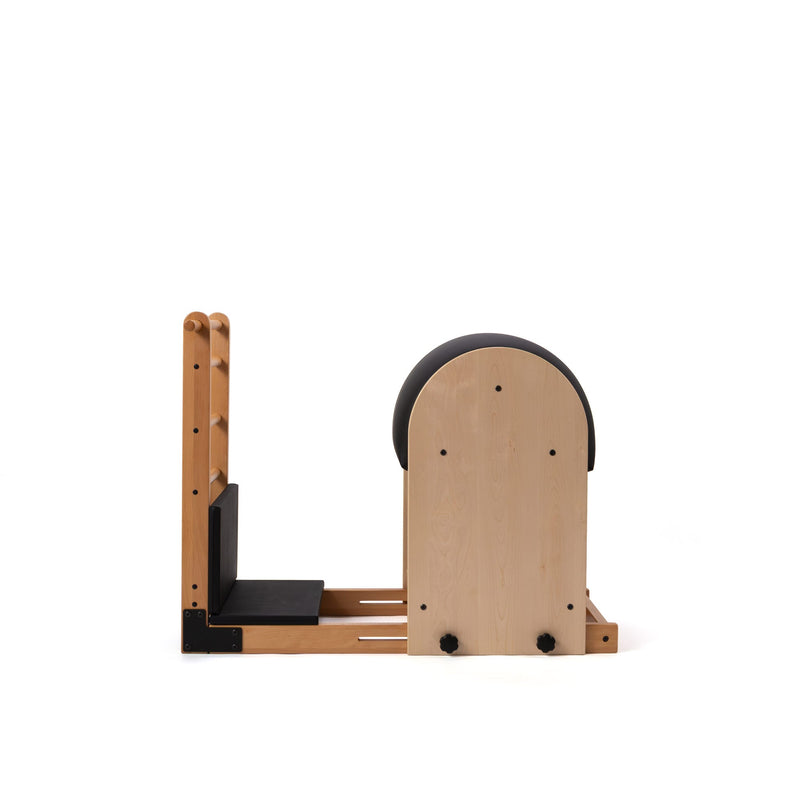 Peak Pilates Artistry High Ladder Barrel in beechwood, side view