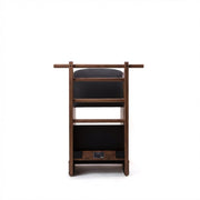 Peak Pilates Artistry High Ladder Barrel in walnut, component detail