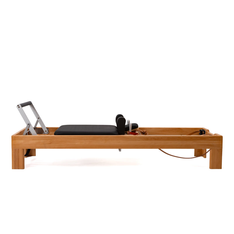 Peak Pilates Artistry Reformer with Leather, side view