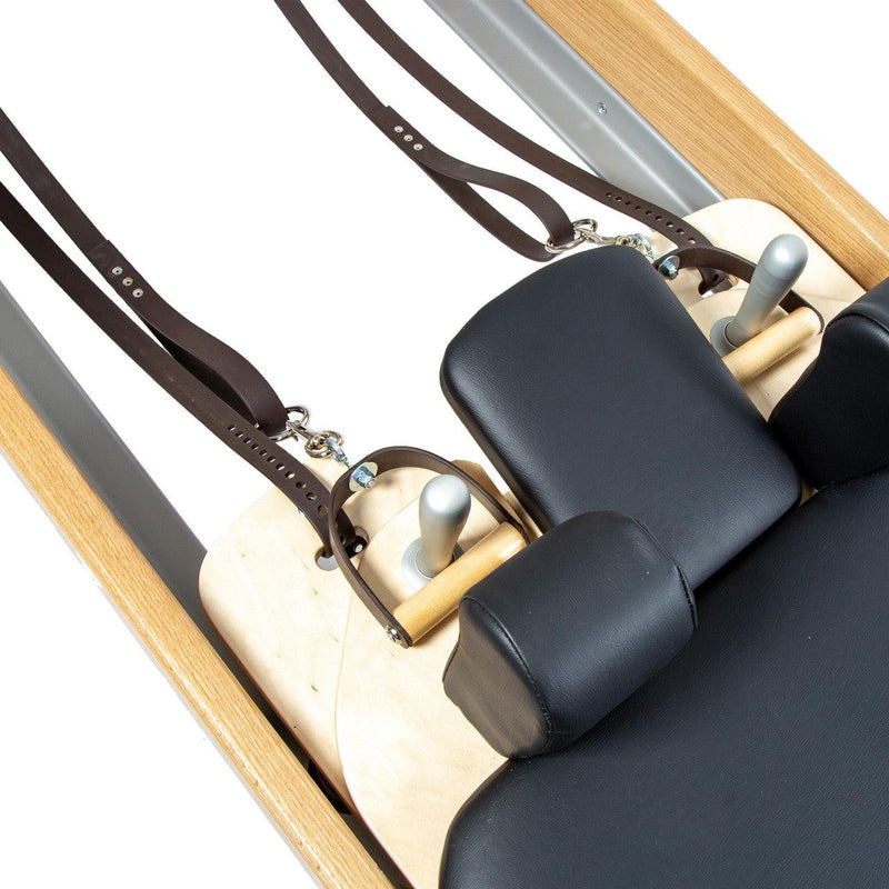 Peak Pilates Artistry Reformer with Vegan Straps, component detail