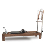 Peak Pilates Artistry TWS with Vegan Straps in walnut, side view