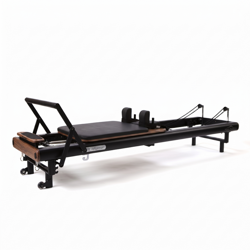 Peak Pilates fit Reformer with Long/Short Box, studio view