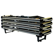 Peak Pilates MVe Reformer with Long/Short Box, units stacked for storage