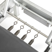 Four classic carriage springs detail, grey