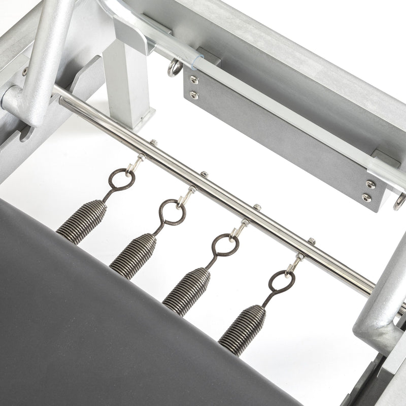 Four classic carriage springs detail, grey