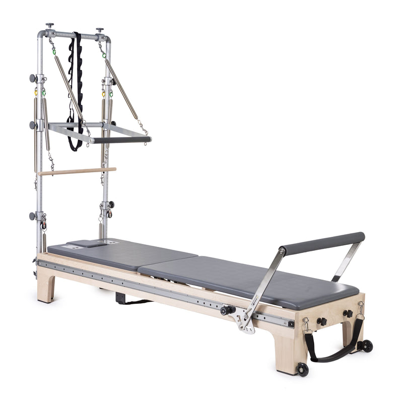 Master Instructor Reformer with tower and trapeze bar, grey