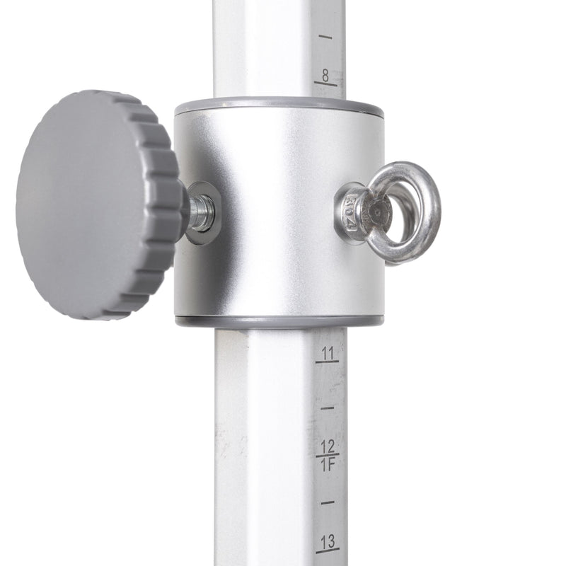 Tower clamp with spring eyelet detail