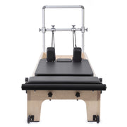 Master Instructor Reformer front view with mini tower, black