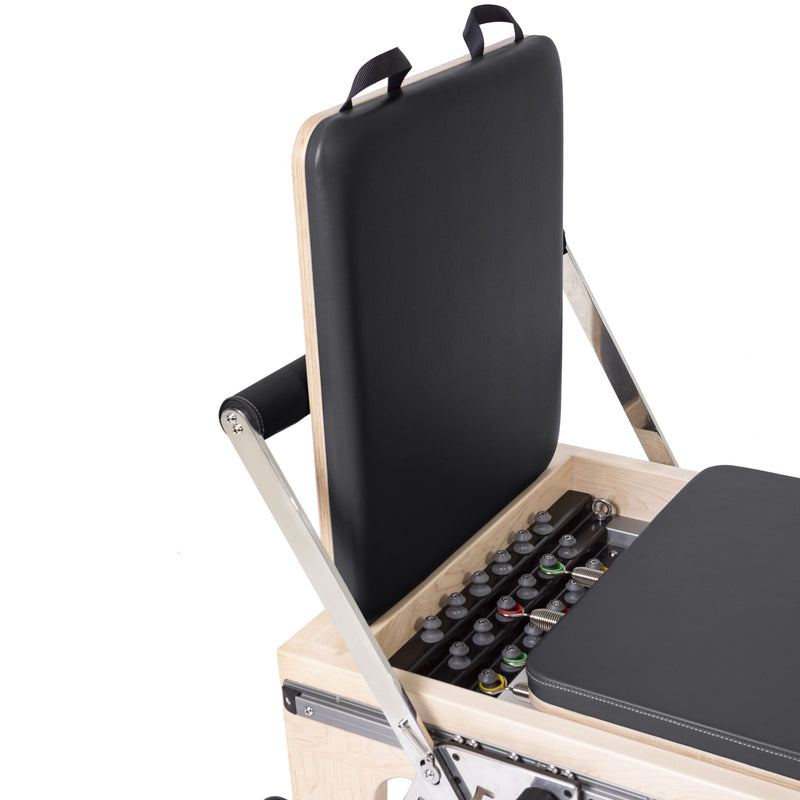 Master Instructor jump board stored upright over the spring rack
