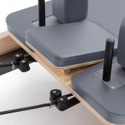 Lignum rope cleats, carriage pads and sitting box, grey