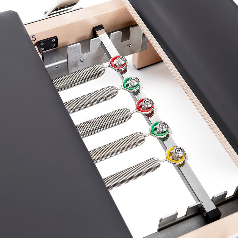 Lignum color-ringed spring bar from above